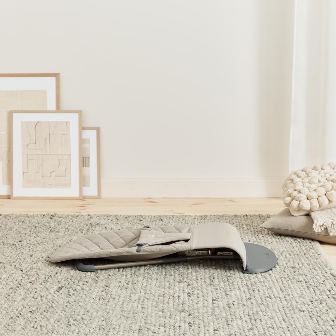 BabyBjörn Transat Bliss, Tissé, Matelassage classique, Gris sable