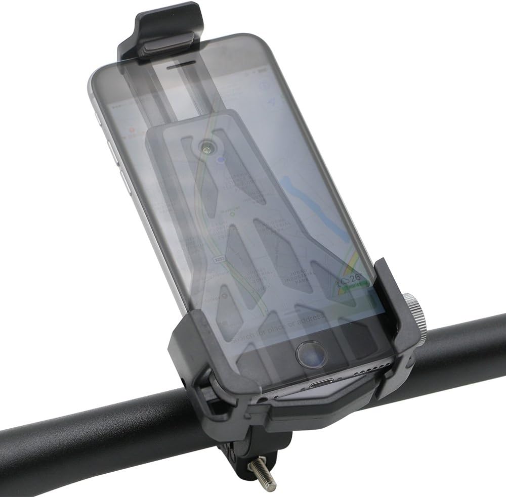 EASTWILD Universal Bike Phone Mount Bicycle iphone Holder, 360 Degrees Ratatable Smartphone Mount for Bike Handbar, Fits GPS and iPhone 7, 7 Plus, 6, 6s Plus and Android Devices