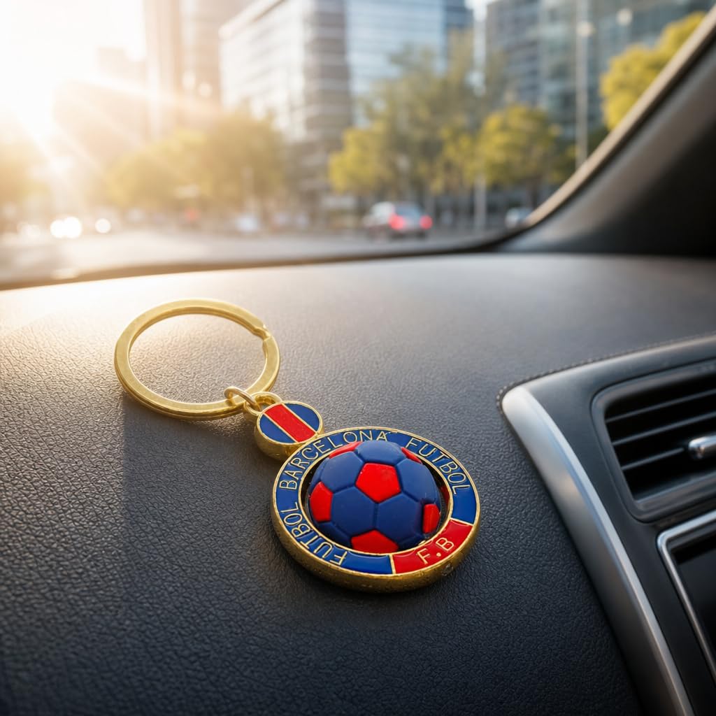 Llavero Barcelona Futbol para hombre regalos moda originales balon llaves coche españa