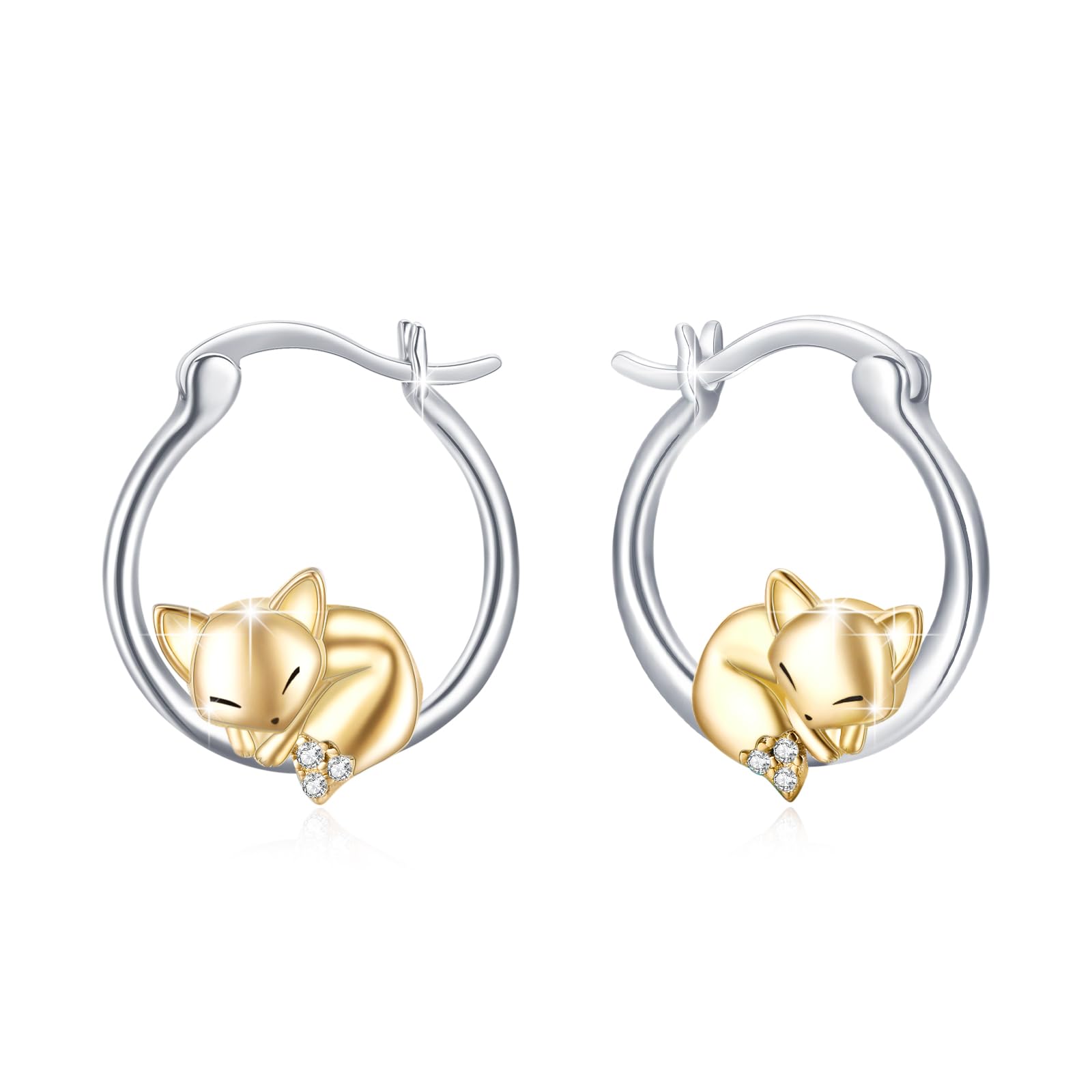 JFASHOP Yin Yang Halskette 925 Sterling Silber Taichi Paar B