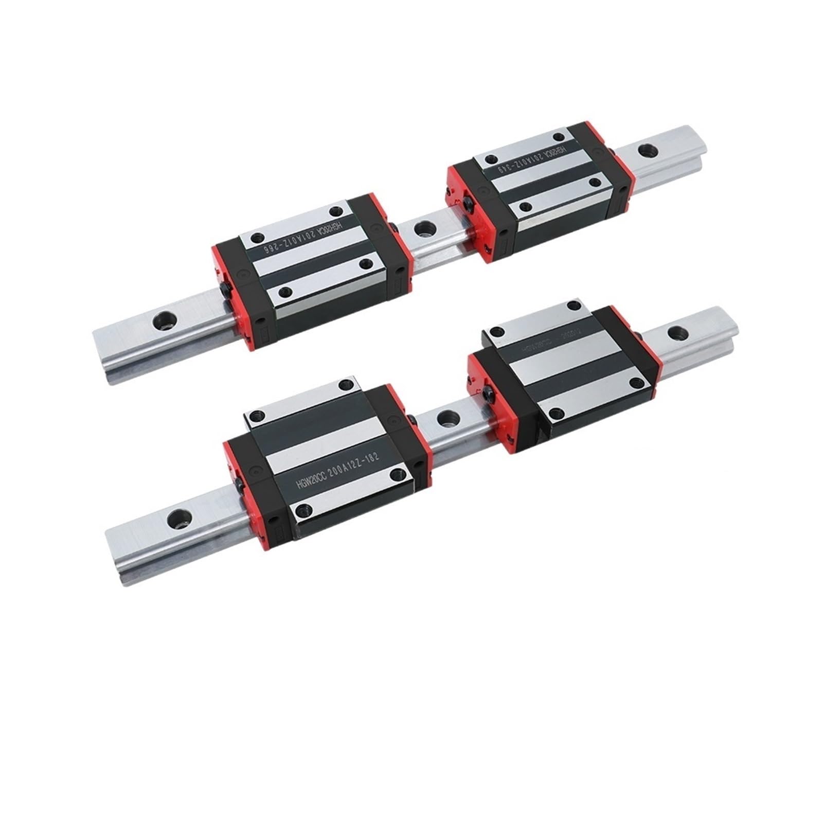 Rail linéaire de guidage carré 750mm HGW20CC en acier trempé
