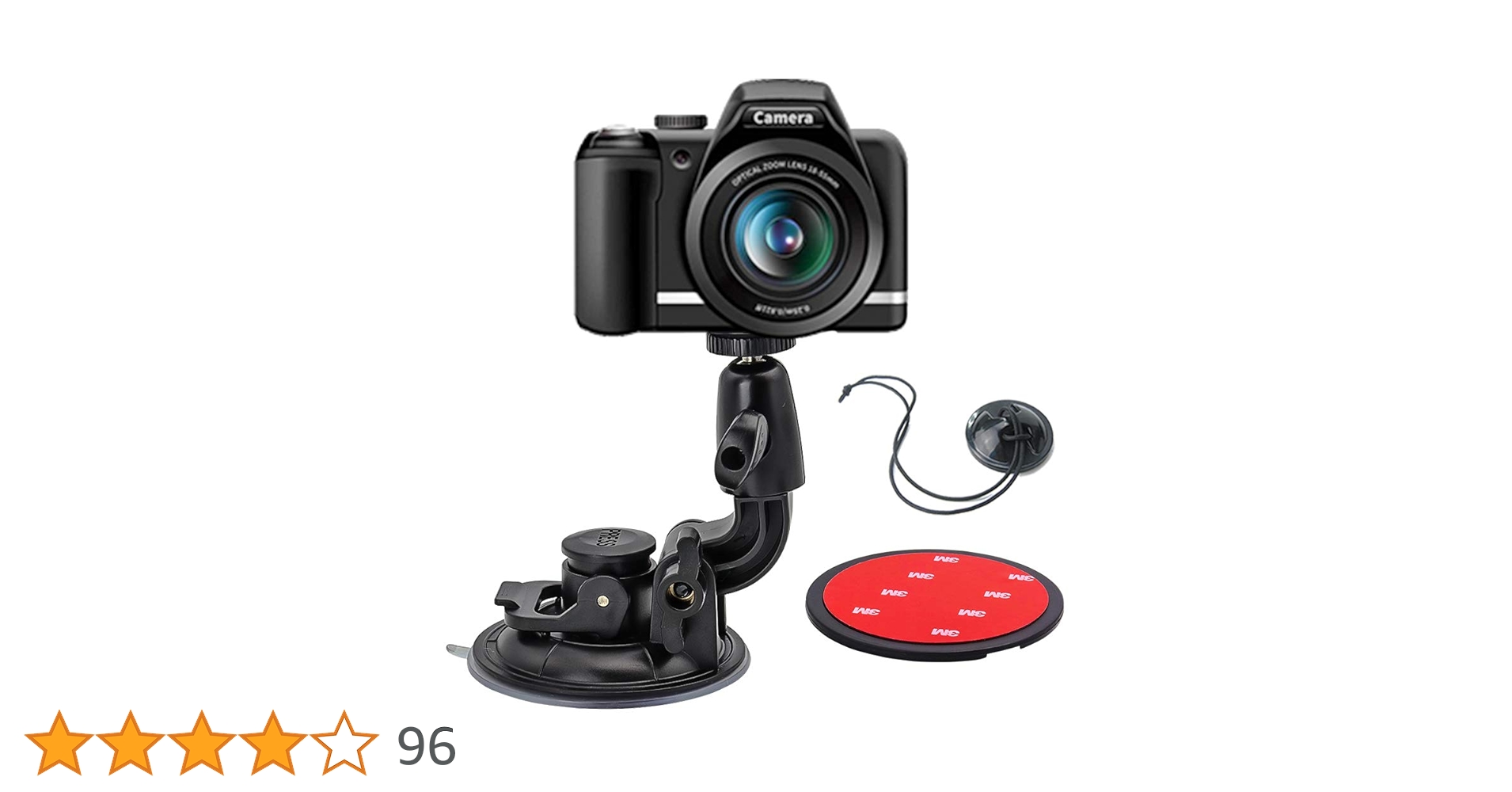 Amazon | EXSHOW 一眼レフカメラ用大型吸盤マウント 粘着スティッキー