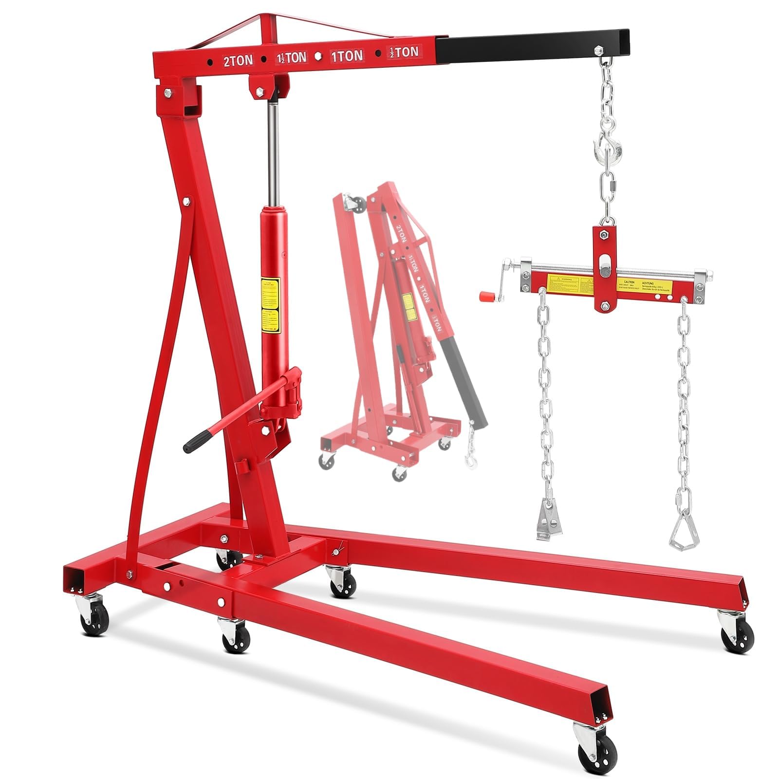 Photo 1 of Garvee 2-Ton Folding Engine Hoist back replacement
