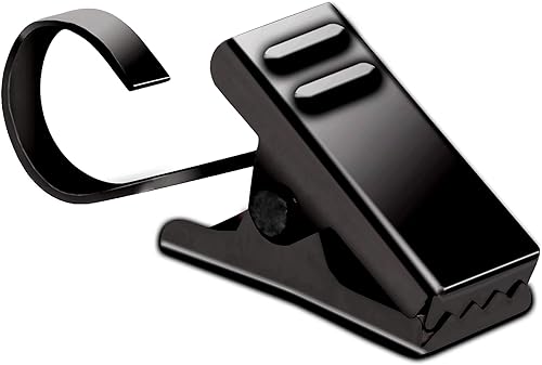 BIHRTC Paquete de 25 clips de cortina negros para colgar luces de cadena de luces de metal pequeños para colgar toldos de cámper, luz de decoración