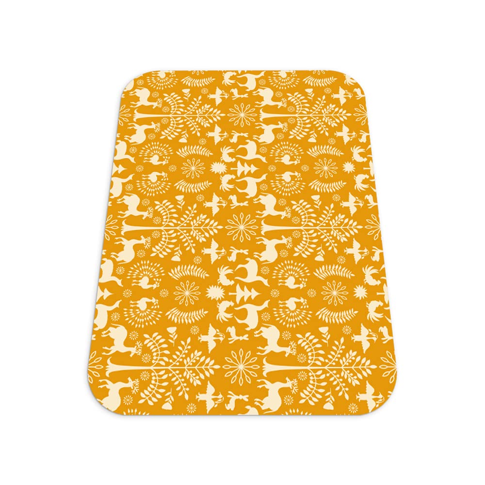 Coloray Tapis sous la Chaise Vinyle 140x100 cm (arrondir 15 cm) Grand Gaming Tapis de Protection - Modèle de Nature Sauvage