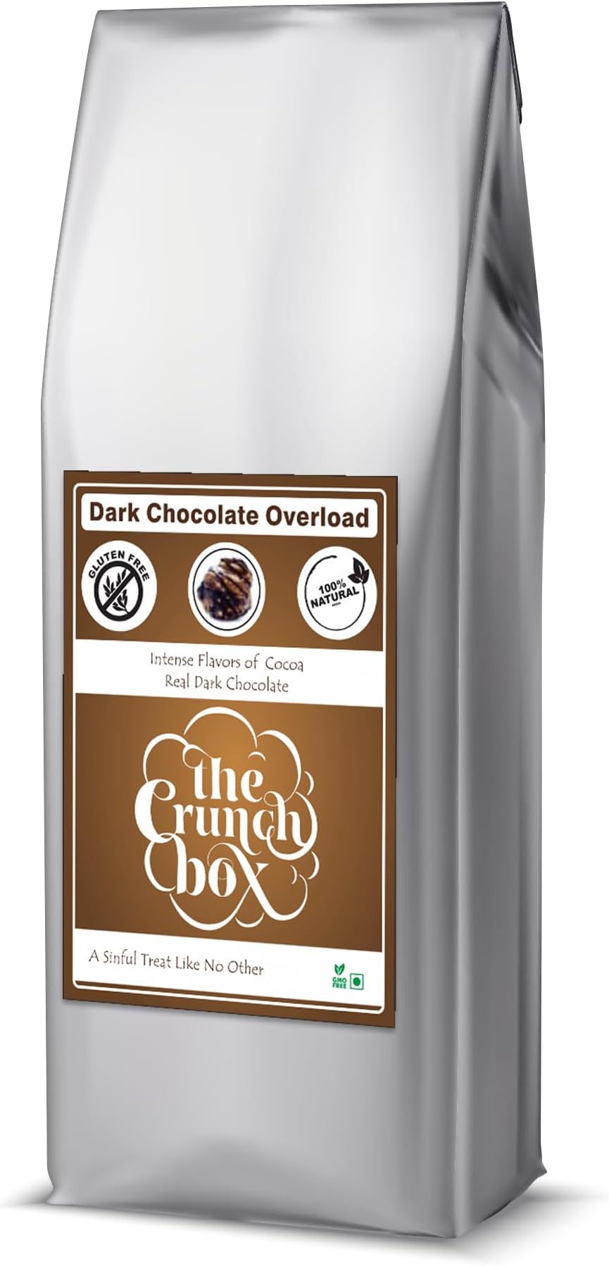 The Crunch Box presents Special Value Pack | Dark Chocolate Overload Gourmet Popcorn | 500gm | Healthy Gourmet Popcorn for all Occassions and Age Groups