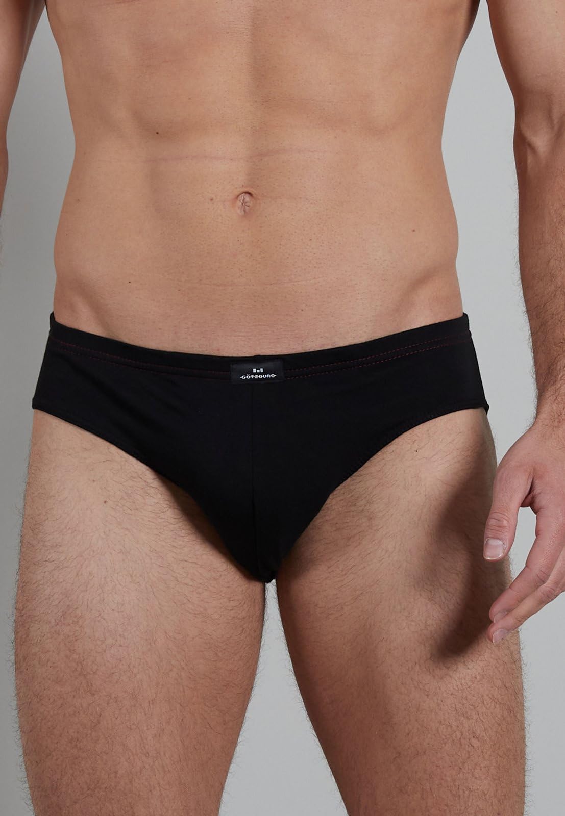 Götzburg Herren Slips ohne Eingriff Unterhosen weiche Baumwolle | 10er Pack