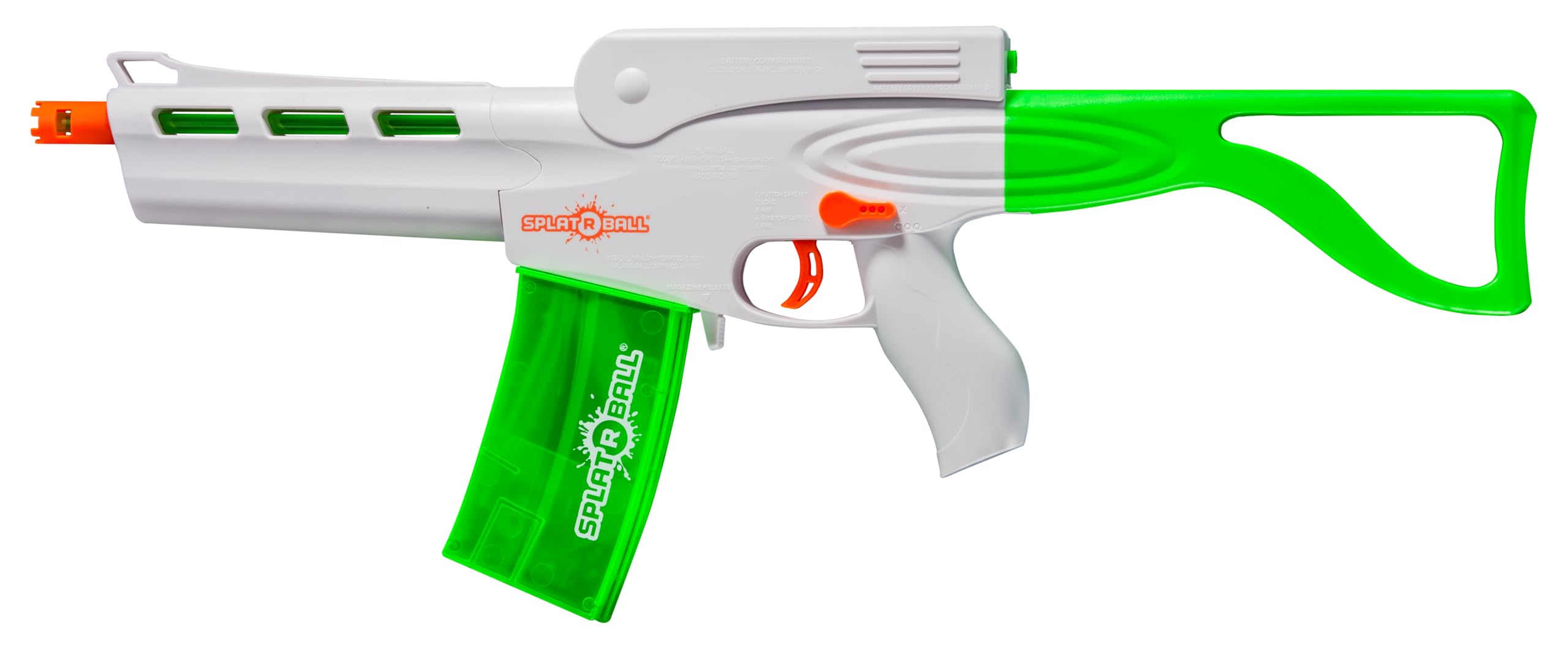 SplatRball 800 Pyro Glow-in-The-Dark Gel Ball Water Bead Blaster Gun Kit. Splat R Ball Everything with The Electric Blaster able to Shoot up to 210fps! Splatter Gun