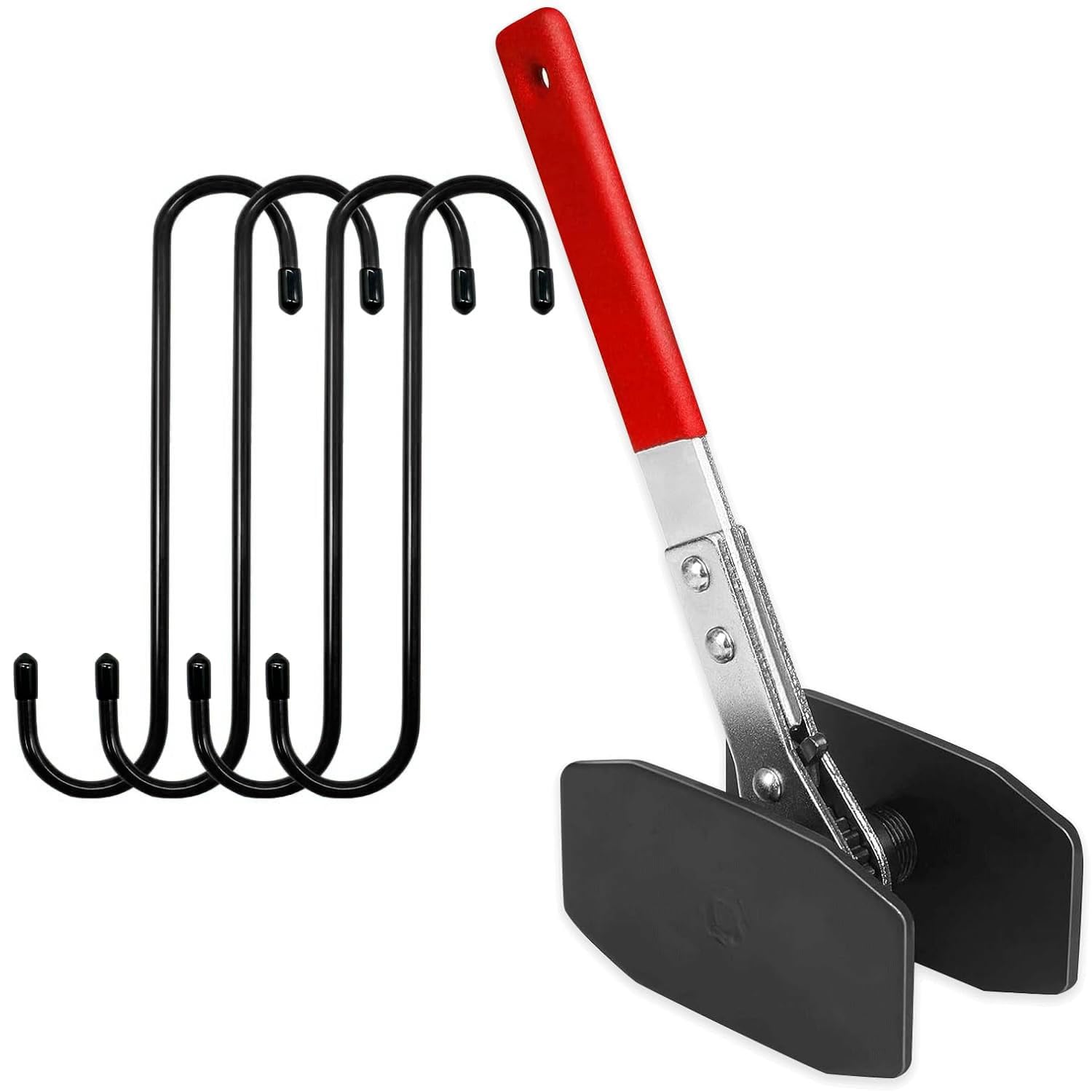 Outil de Compression d'Étrier de Frein, Outil avec 4 Crochets pour étrier, Outil Universel de Compression d'étrier de Frein à Disque, compresseur de Piston de Frein pour réparation Automobile