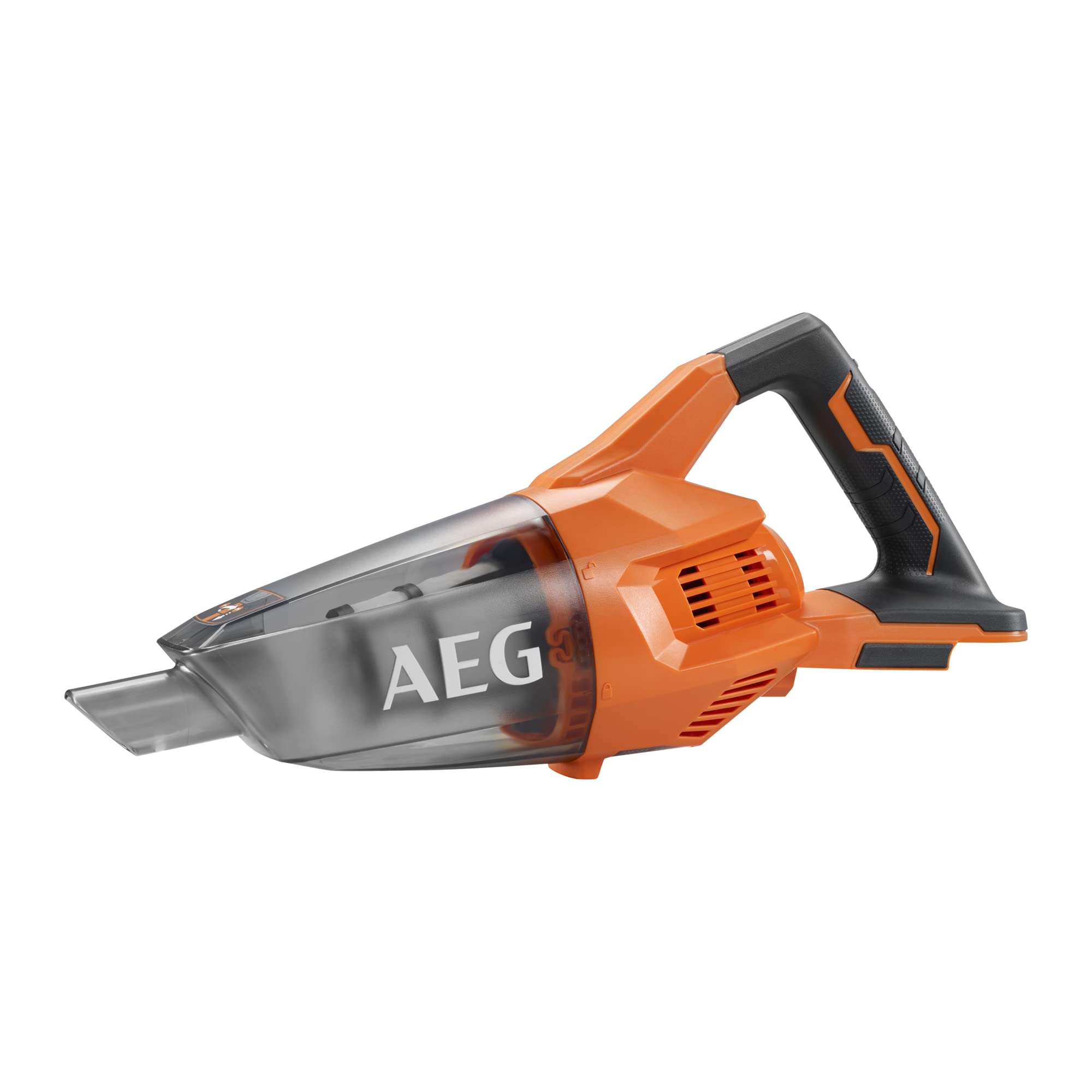 AEG - Aspirateur Portatif 18V sans Fil (Livré sans Batterie) avec Extension BHSS18-0 et Réservoir de 0,65 l Vidable - Idéal pour