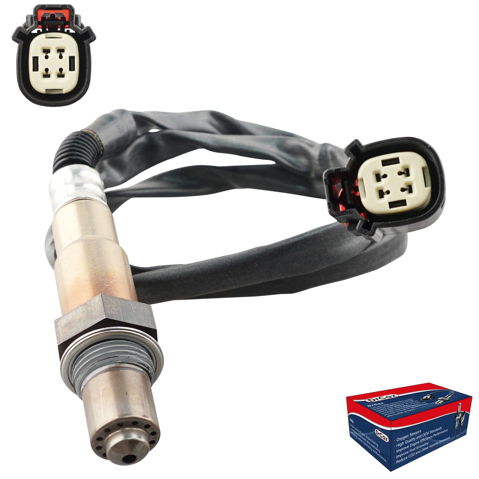 234-4575 Oxygen O2 Sensor Downstream Heated Air Fuel Ratio Compatible with Ford Explorer Focus Escape Edge Fusion Taurus Lincoln MKT MKZ (L4 2.0L Only) Replace CV6Z-9G444-A CV6Z-9G444-B-image-1