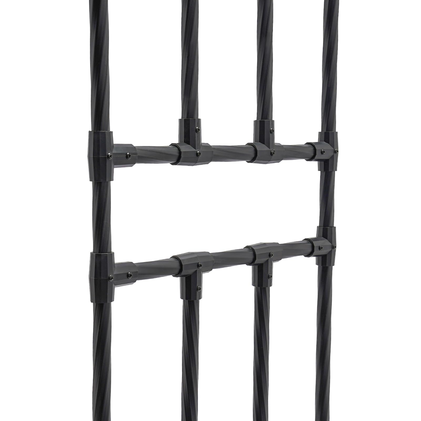 Łuk różany metalowy stojak na rośliny pnące ogród 240 cm (150 cm)