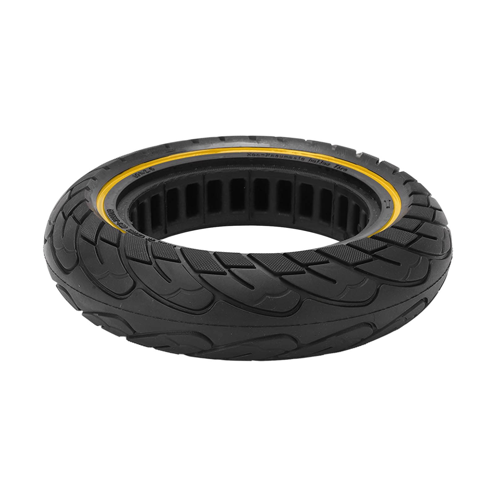 10x2.5 Inch Electric Scooter Solid Tire,Scooter Honeycomb Tire for 10 Inch Modified of Electric Scooters(Yellow)