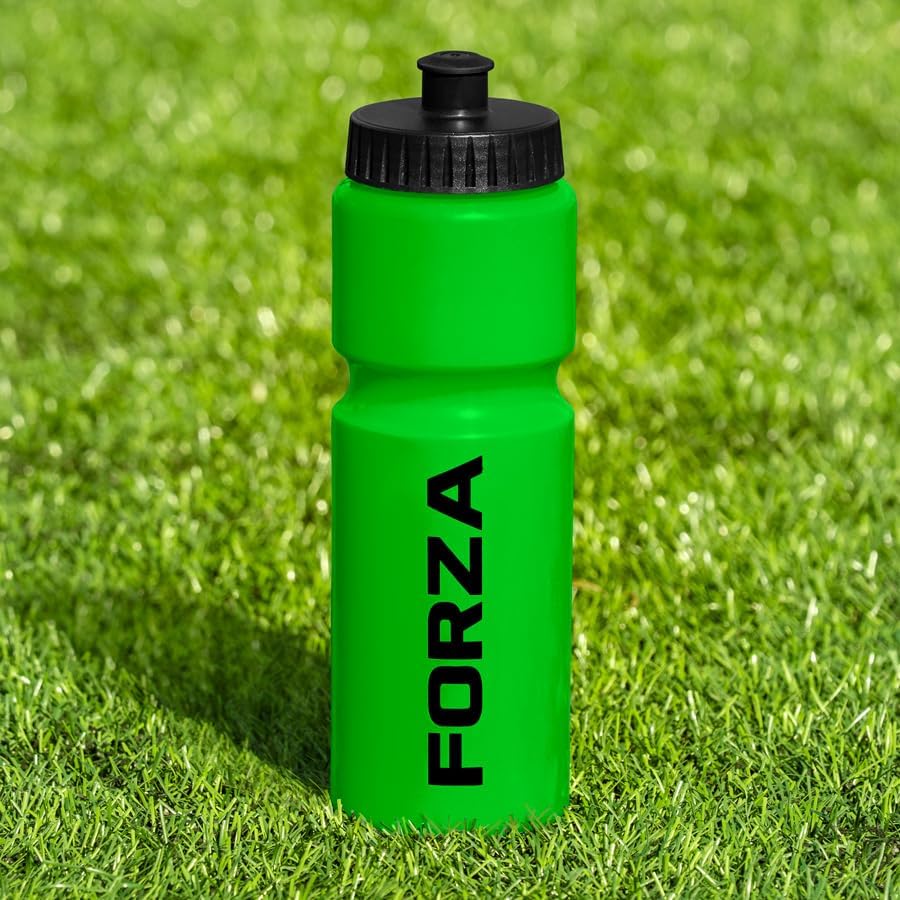 FORZA 750ml Sports Drink Water Bottles - BPA Free, Soft Squeeze Plastic - Packs Available (Pack of 96, Red)