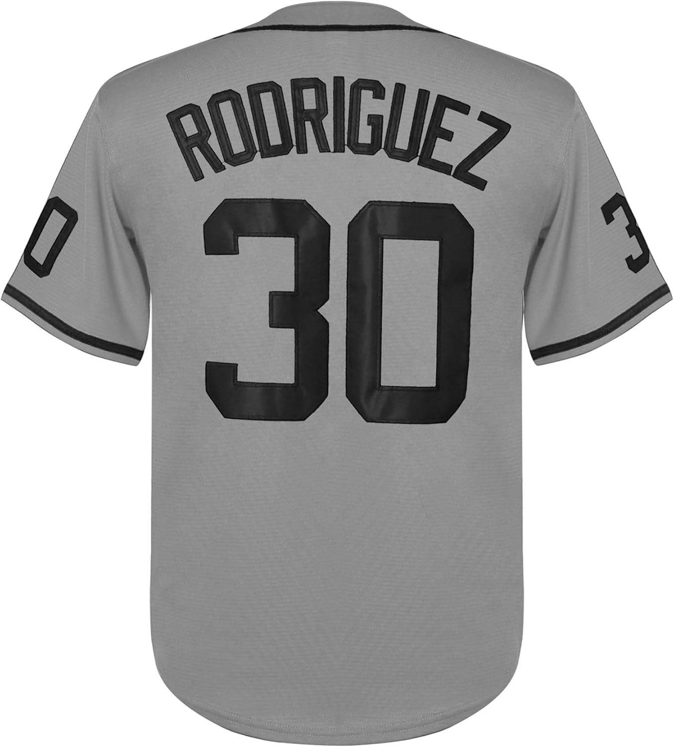 Youth Sandlot Jersey,Benny The Jet Rodriguez Alan Yeah-Yeah McClennan Michael Squints Christmas Summer Jersey for Girl Boys' (Large,Youth 30 Grey) - Image 2