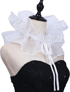 Versatile Ruffled Collar Wrist Cuffs Perfect for Cosplay, Stage and Costume Parties Halloween Photo Props Women