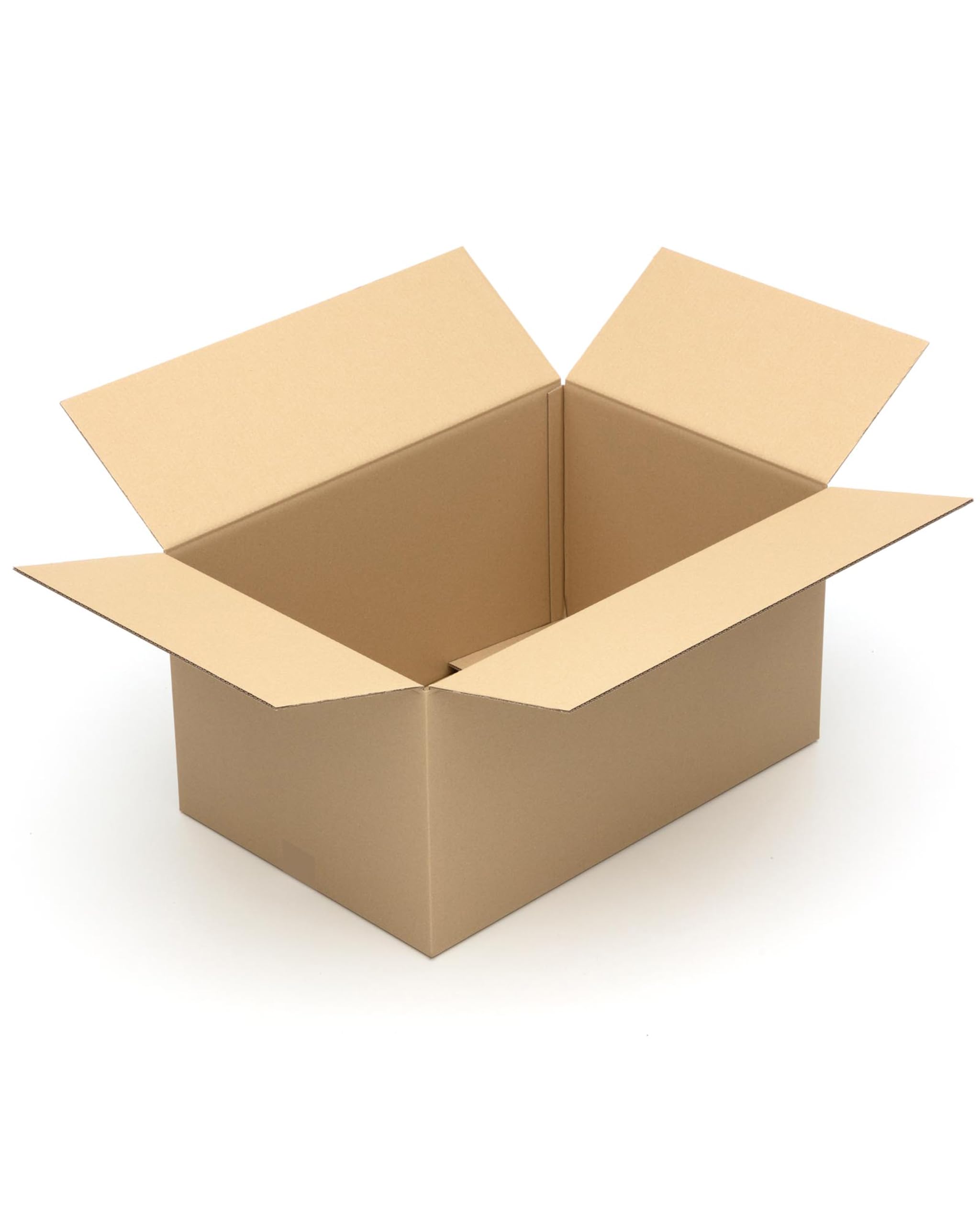 KK Verpackungen Versandkartons 600 x 400 x 310 mm Braun 2-wellig (Innenmaß 590 x 390 x 300 mm) | 30 Stück, Faltkartons Kartons für Versand als DHL Paket Hermes Paketklasse L DPD GLS Paketklasse XL