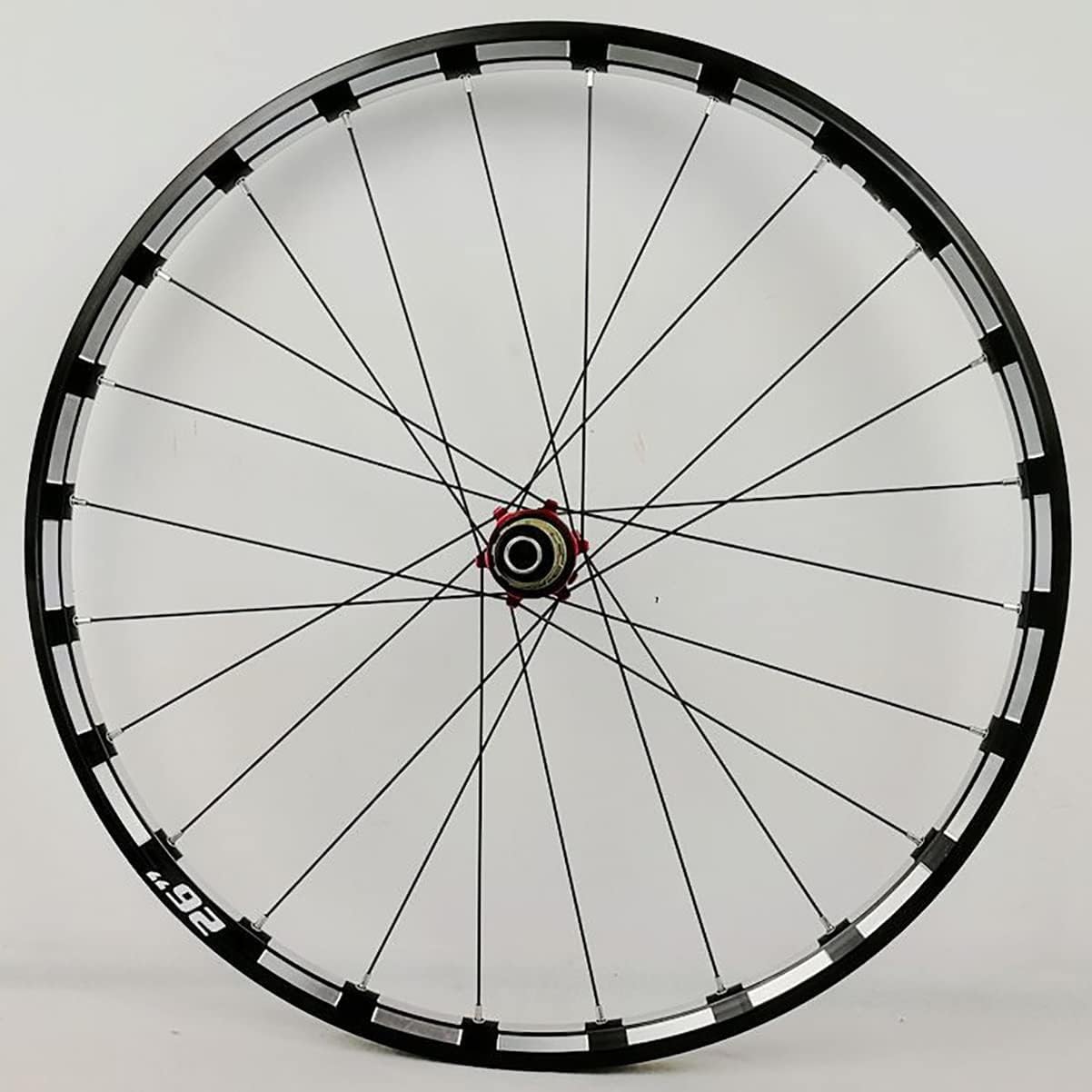Set di Ruote per Mountain Bike 26/27,5'' 29 Pollici MTB Freno a Disco Perno Passante Cerchio a Raggi Dritti Mozzo 24H per Cassetta a 7 8 9 10 11 12 velocità