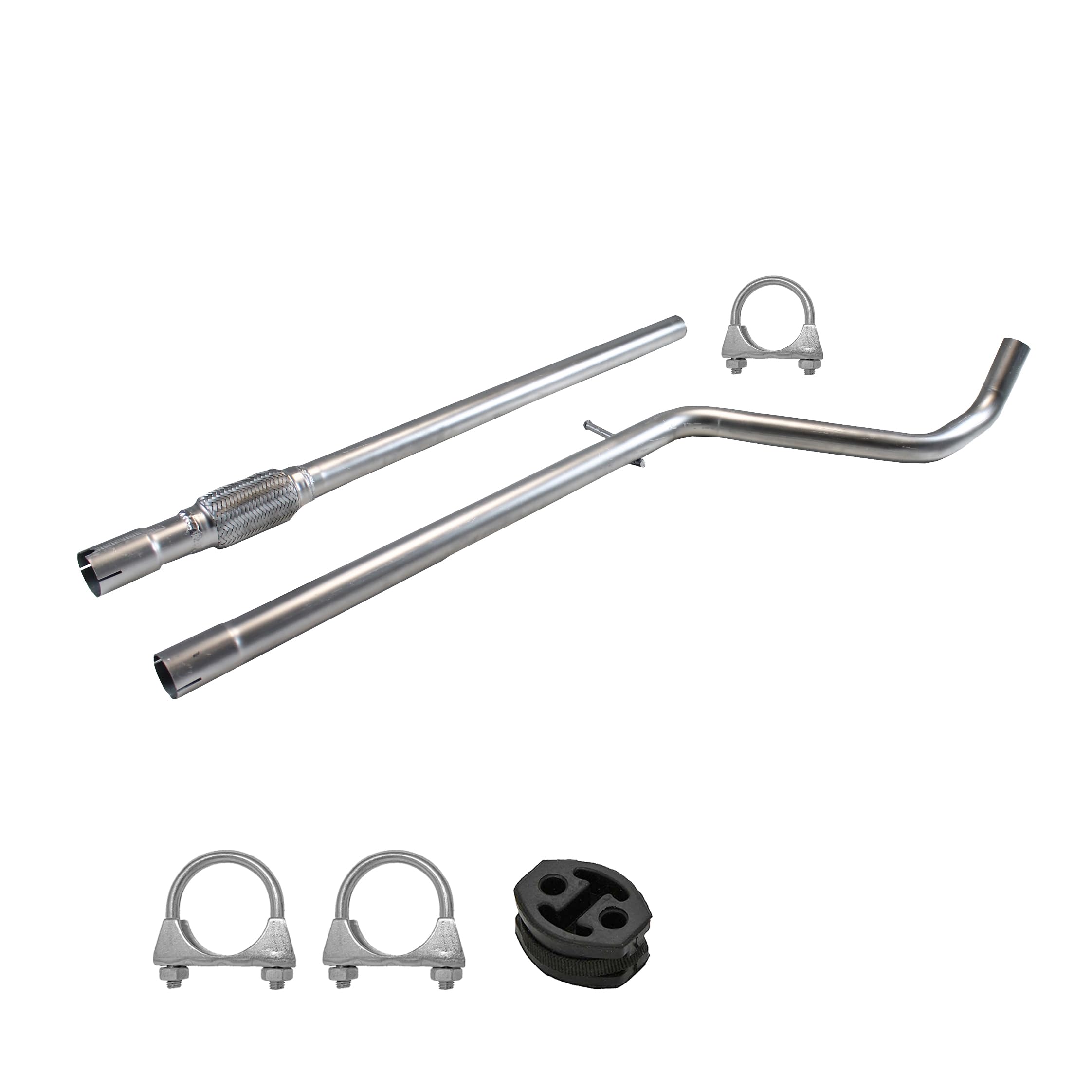 Ferroz Export Ersatz für Abgasrohr für Fiat 500 (C312), Fiat Panda (169), Ford KA (RU8) 1.2 69PS Auspuff