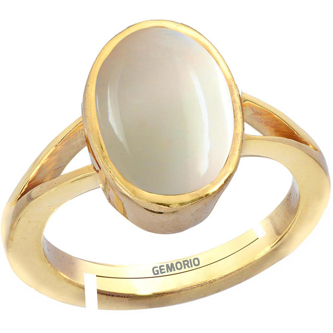 Opal 9.3cts or 10.25ratti Stone Panchdhatu Adjustable Ring for Men-image-3
