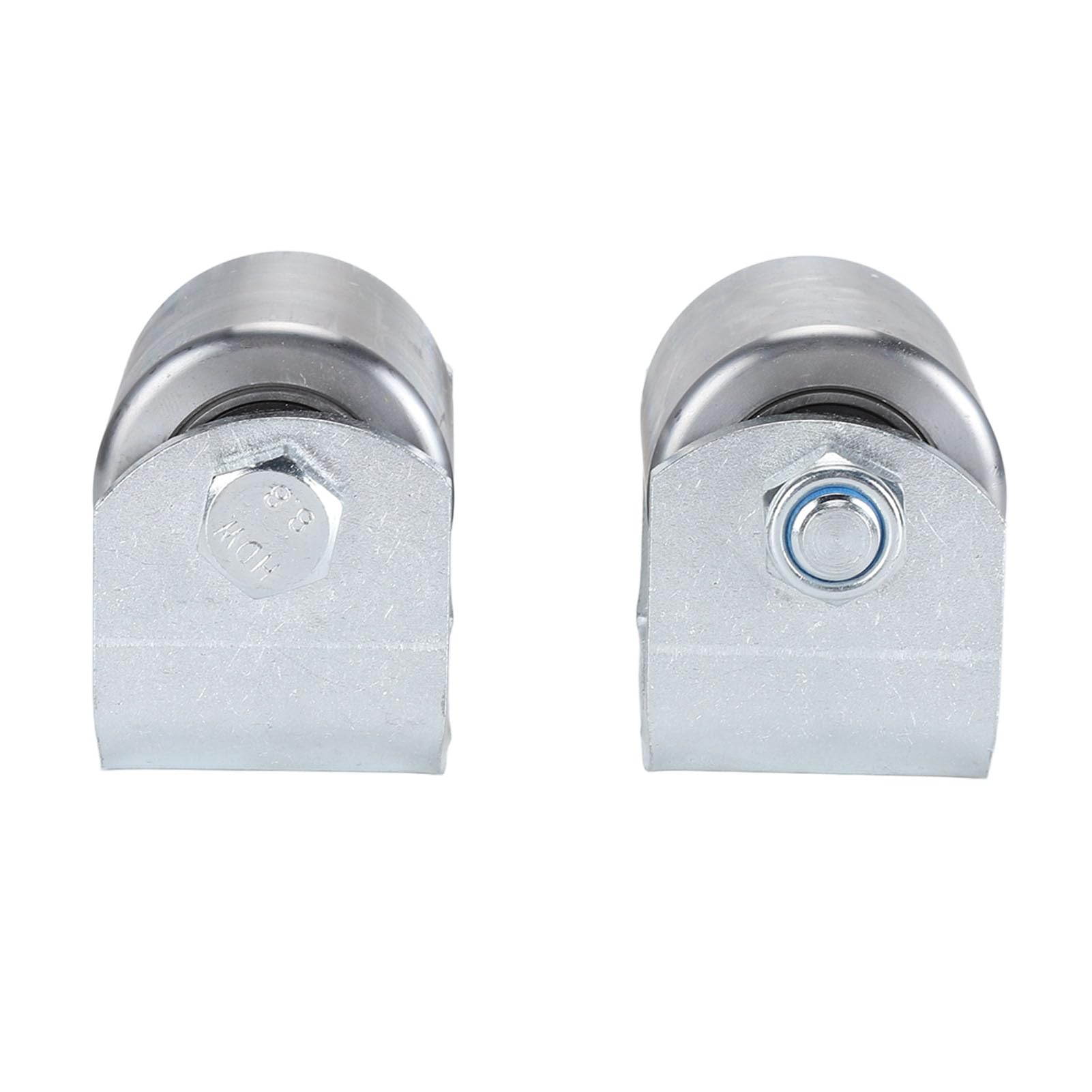 Rodillos de acero soldados de 2 pulgadas en rodillos de acero para cargas pesadas ruedas Skid para remolque Micro Mini Rodillos 2 Piezas Ralla para Empalme de Grasa Proteger el marco