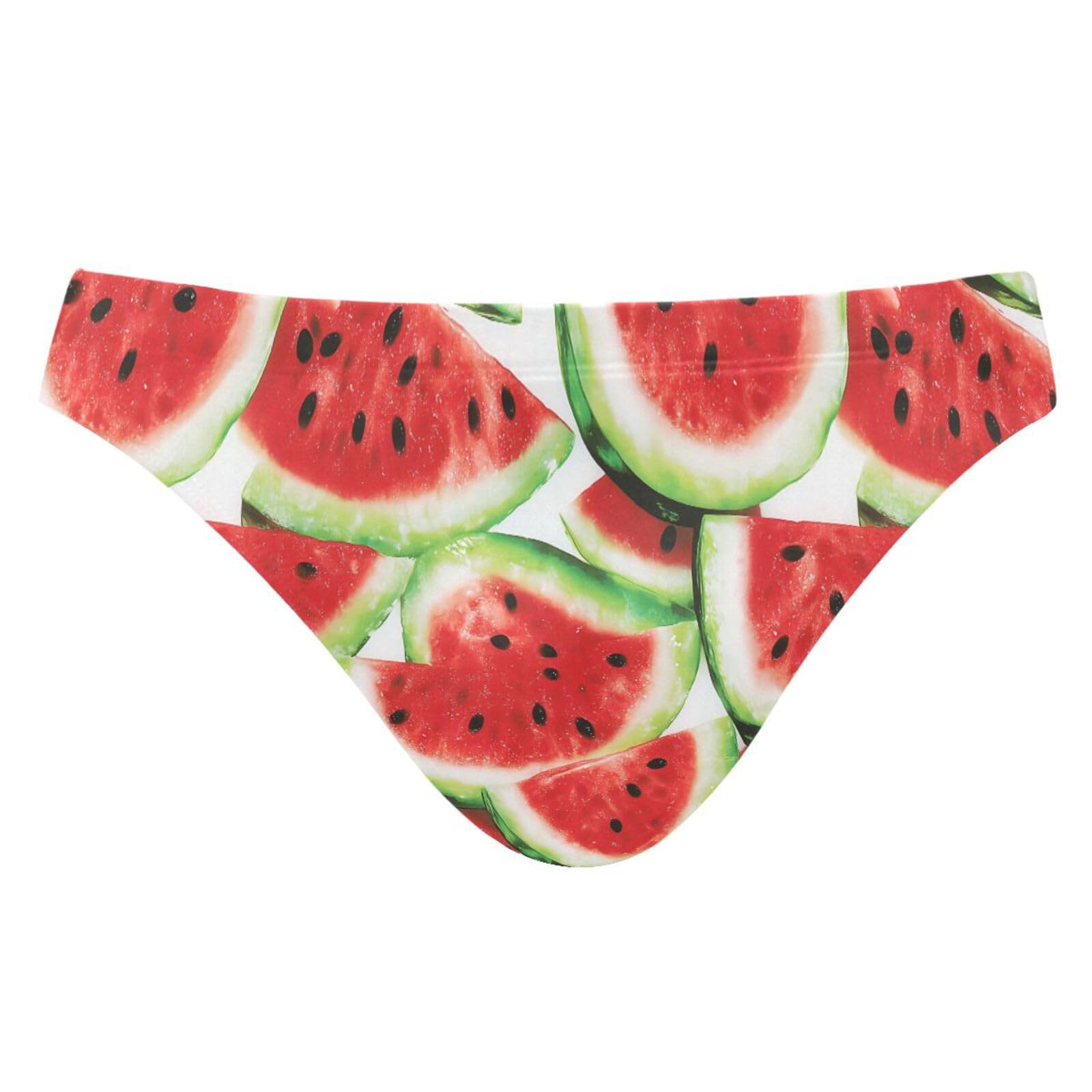 UMIRIKO Men's Watermelon Bikini Swimsuits Swim Trunks M 202c0027