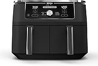 Vista 12 de Ninja Freidora de aire Termina de cocinar varios alimentos al mismo tiempo 6 en 1