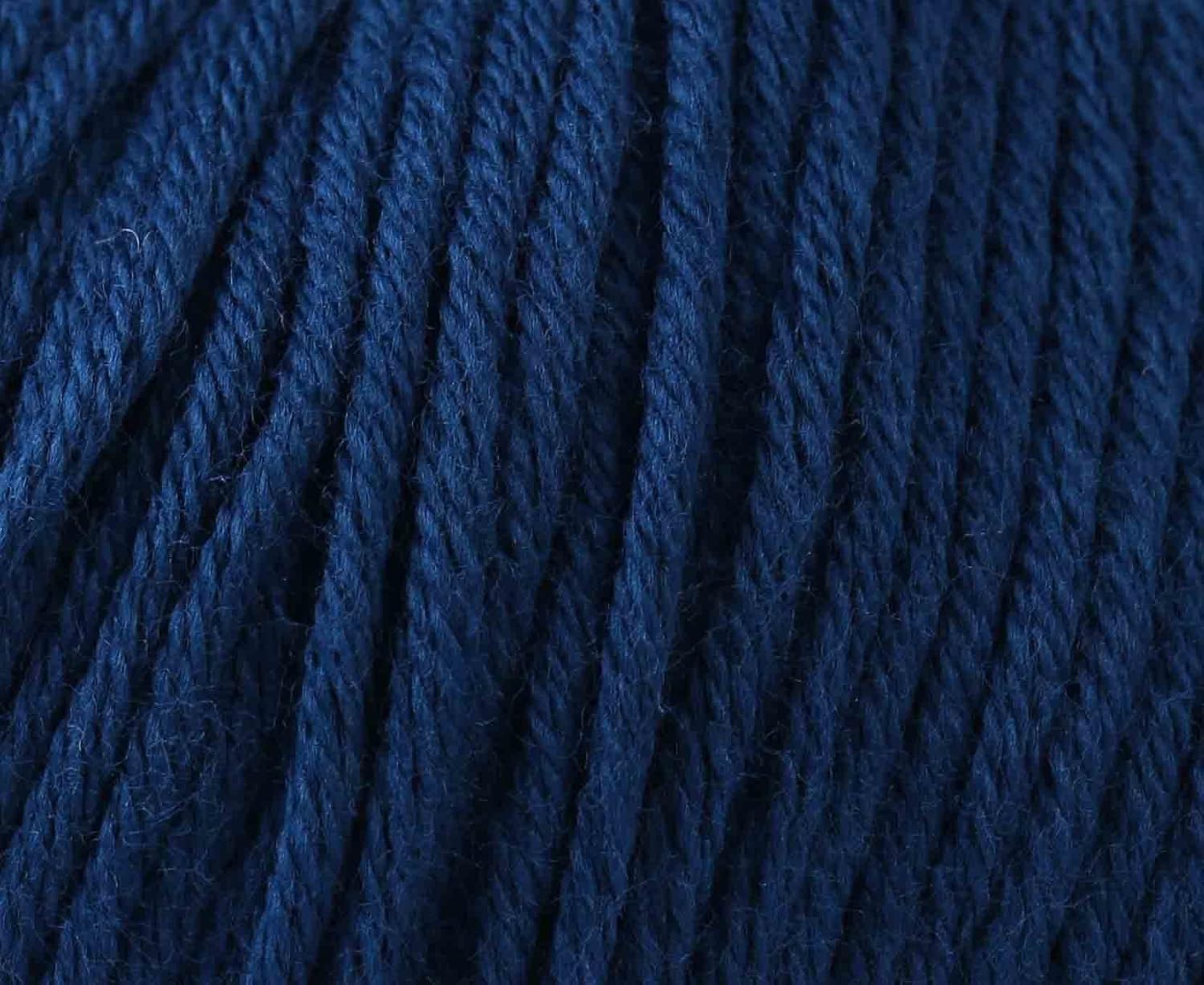 3 Ball (Pack) Gazzal Organic Baby Cotton Yarn, Total 5.28 Oz.100% Organic Cotton, Each 1.76 Oz (50g) / 125 Yrds (115 m), 3 Light DK, Global Organic Textile Standard Certified (Dark Blue - 437, 3 Pack)