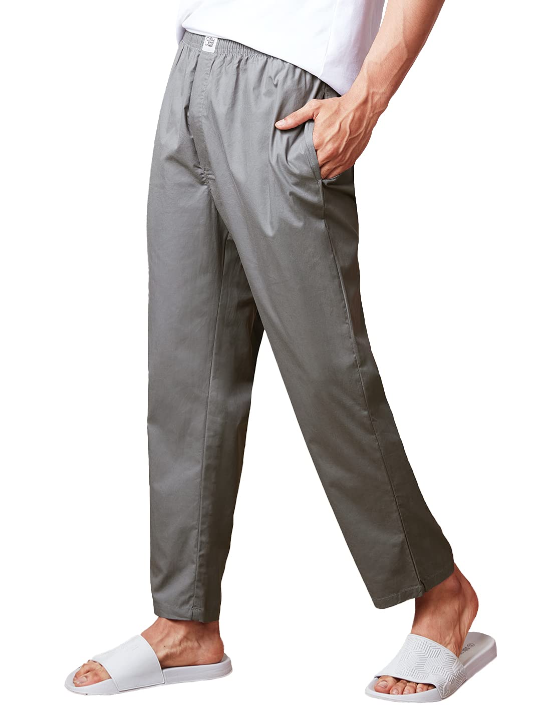 the souled store Solid Men's and Boys Drawstrings Cotton Pajamas-picture-23