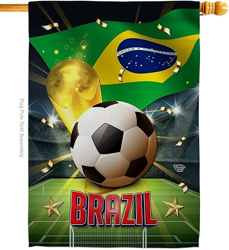 Tapiz brasileño para decoración del hogar, decoración del hogar, patio, césped, porche, decoración de habitación, pequeñas banderas al aire libre, disponible en Yaxa Colombia
