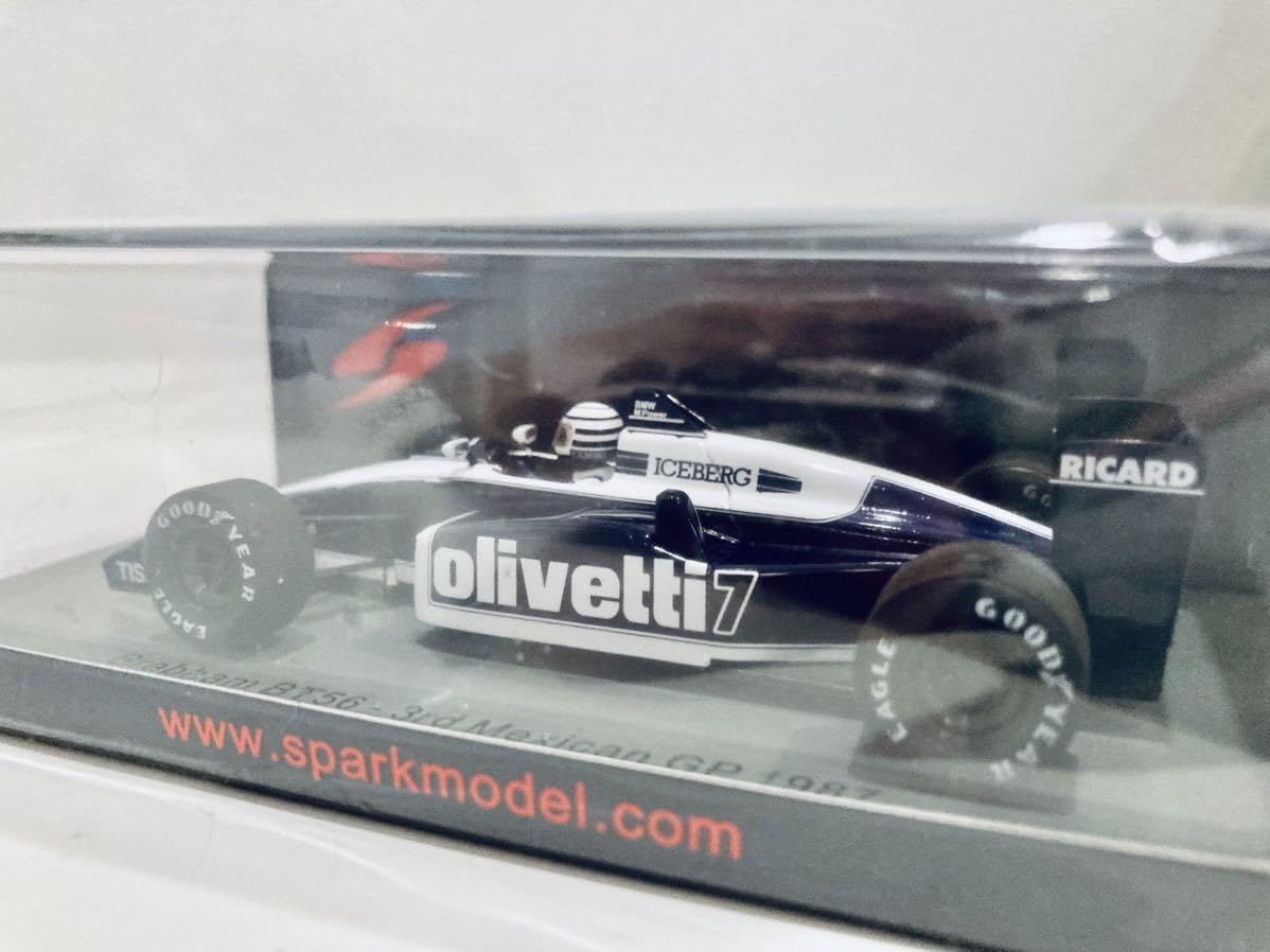 Amazon | 1/43 Spark ブラバム BT56#7 R.パトレーゼ 3rd Mexican GP