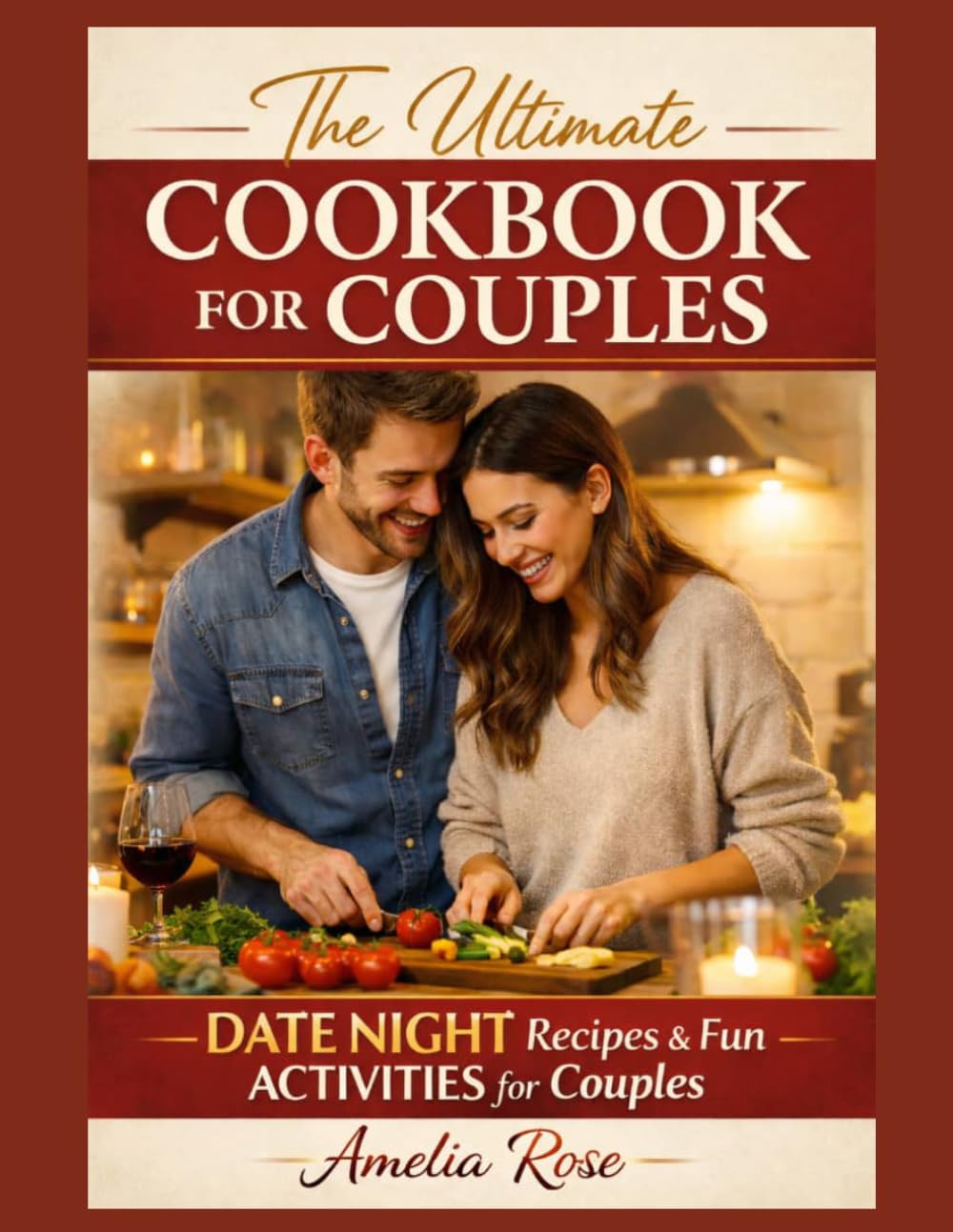 The Ultimate Cookbook for Couples: Date Night Recipes & Fun Activities for Couples - Easy, Romantic Meals to Cook Together, Strengthen Your Bond, and ... Nights In - Premium Color Edition