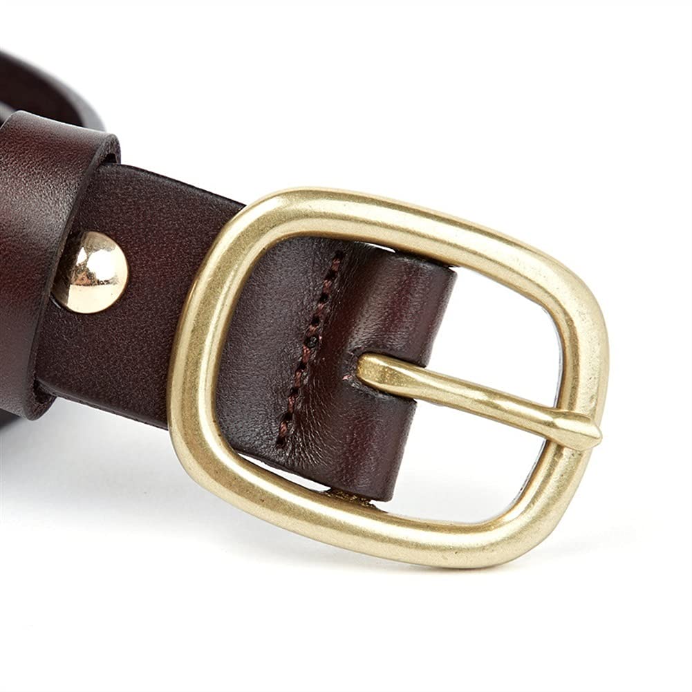 KOEMCY 2 stuks riem voor dames, PU-leer, modieuze tailleriem, O-ring, gesp, riem voor jeans, broeken, jurken, zwart/bruin KOEMCY 2 stuks riem voor dames, PU-leer, modieuze tailleriem, O-ring, gesp, riem voor jeans, broeken, jurken, zwart/bruin