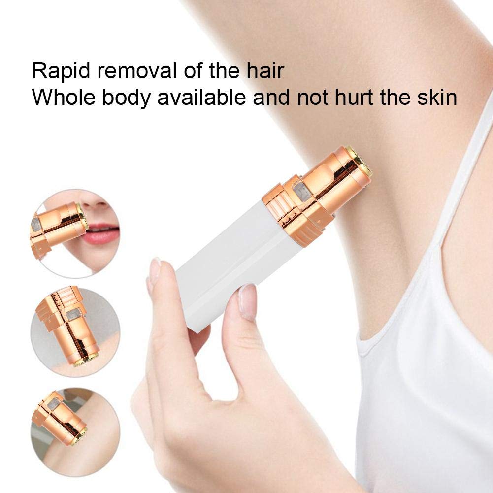 Mini removedor de pelo eléctrico, depiladoras y accesorios depiladoras lin forma de lápiz labial facial cuerpo máquina de depilación para mujeres depilación facial