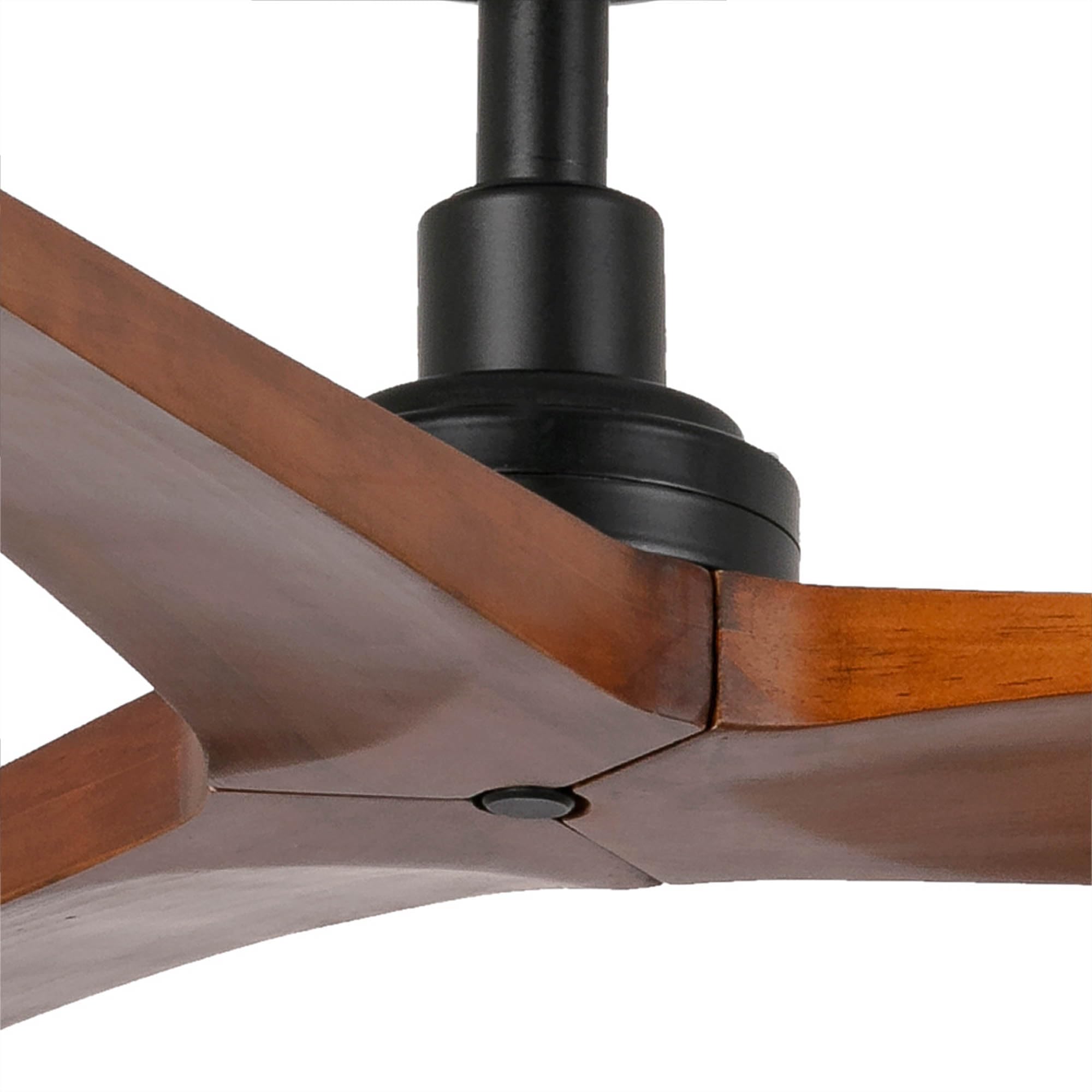 FARO BARCELONA 34278 - KLIM S Ventilador negro/nogal