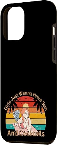 Vista 11 de iPhone 14 Girls Just Wanna Have Sun And Cocktails Squad Trip Woman's Case