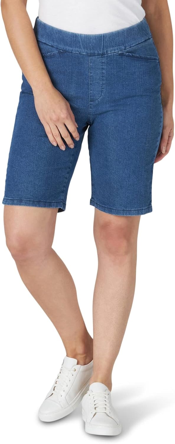 Chic Classic Collection Women’s Relaxed Fit Flat Bermuda Short