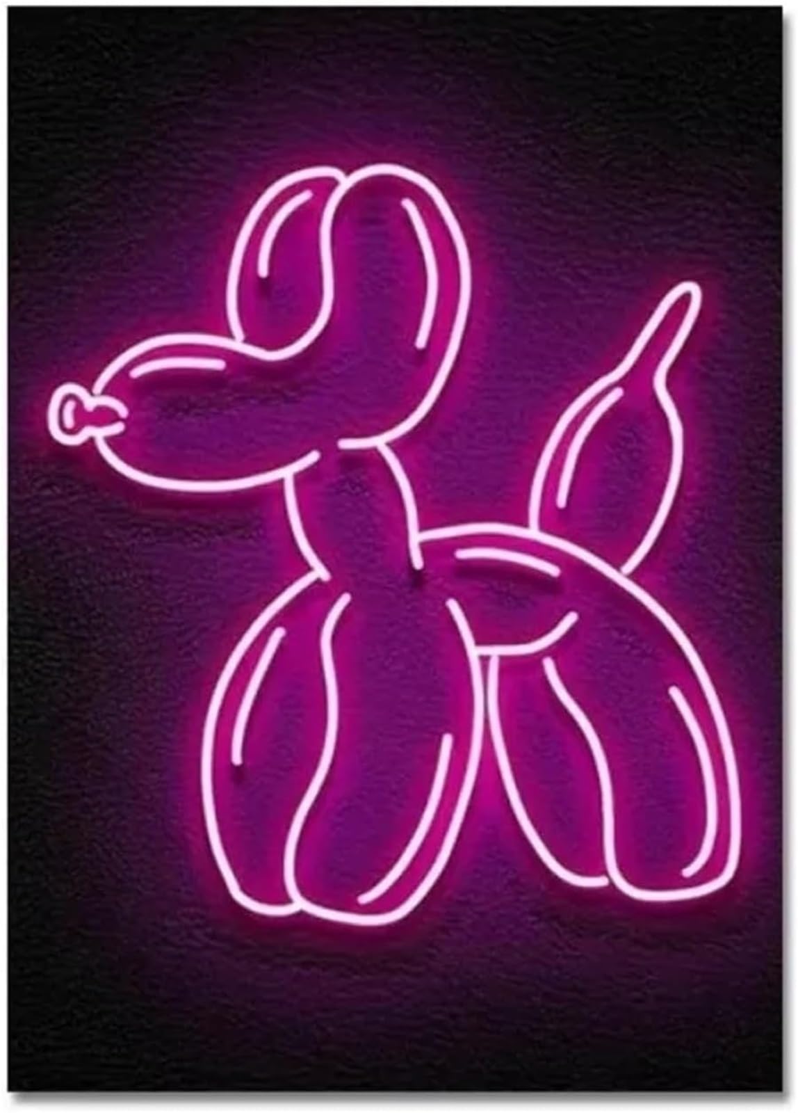 Peinture sur toile pour salle de bain moderne avec chien ballon pop
