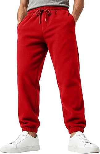 Jogger Pants Men Moisture Control Tapered Jogger Fit Sweatpants Activewear