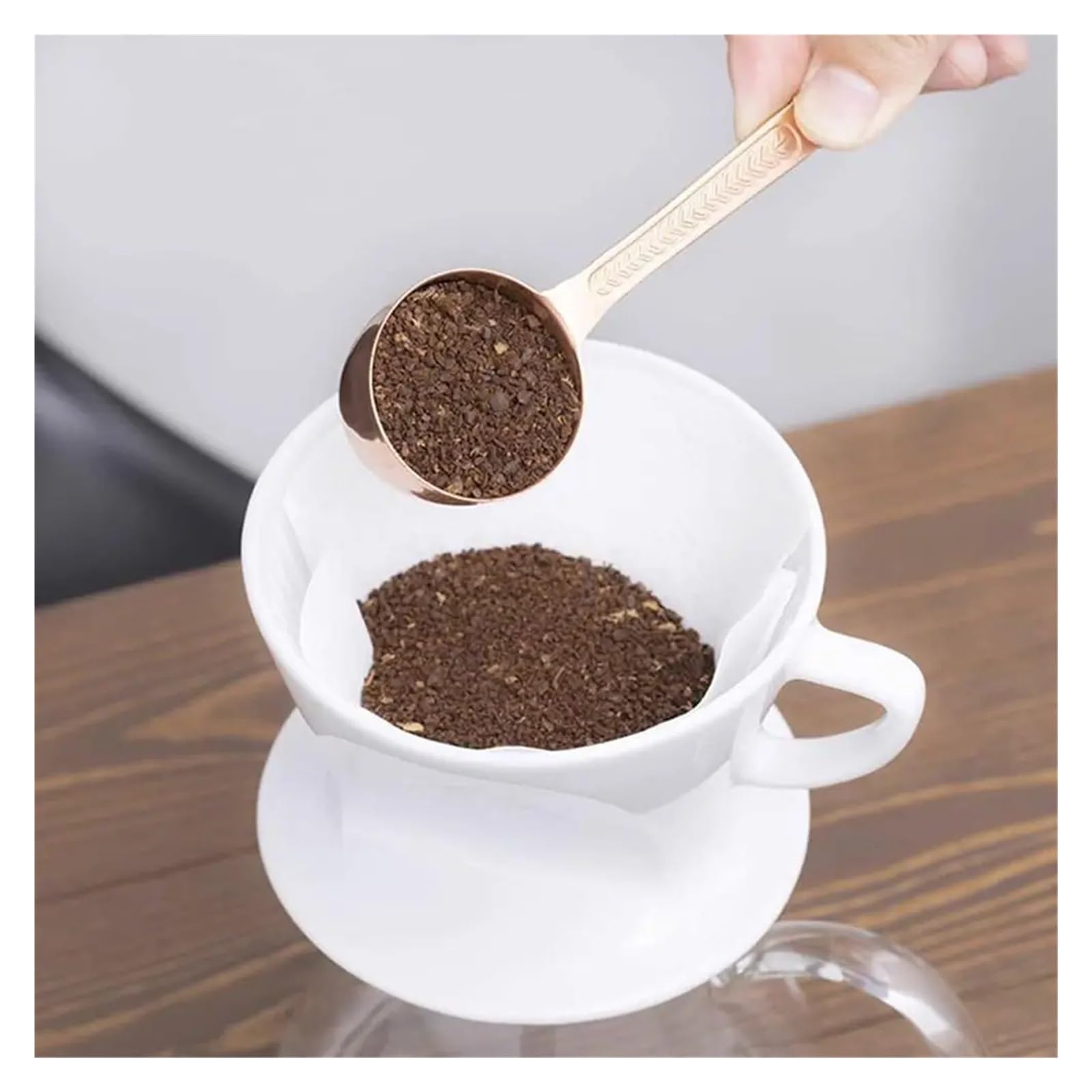 40/100 Stück Filterpapier For Handgebrühten Kaffee, Ein For Alle Mal(100Pcs V02)