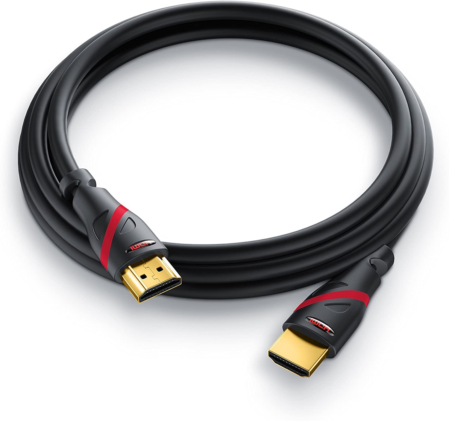 CSL - 10m Cavo HDMI 8k / 4k 2.1/2.0-8K @ 60Hz 4K @ 120Hz con DSC - 48 Gbit/s - 3D - Ultra High Speed con Ethernet - TV Blu-ray PS5 compatibile con Xbox Series X Switch - nero - 10 metri
