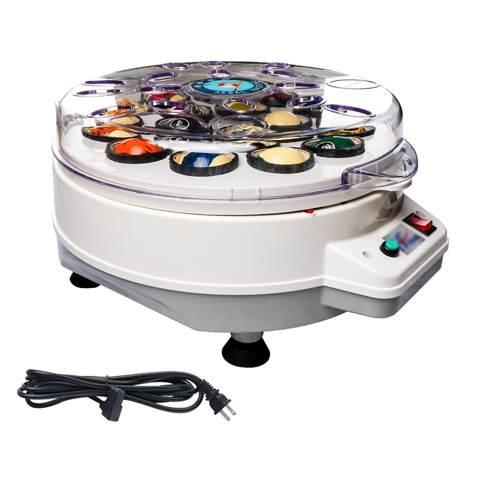 CAYBE 2 in 1 Snooker and Pool Table Electronic Washing Machine for 16pcs and 22pcs Billiard Ball Polisher Cleaner