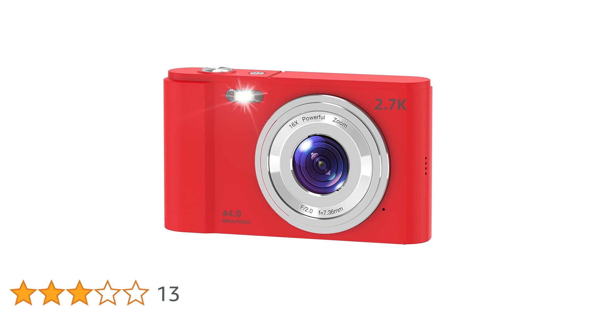 Amazon | デジカメ WINAKETH デジタルカメラ 4400万画素 2.7K