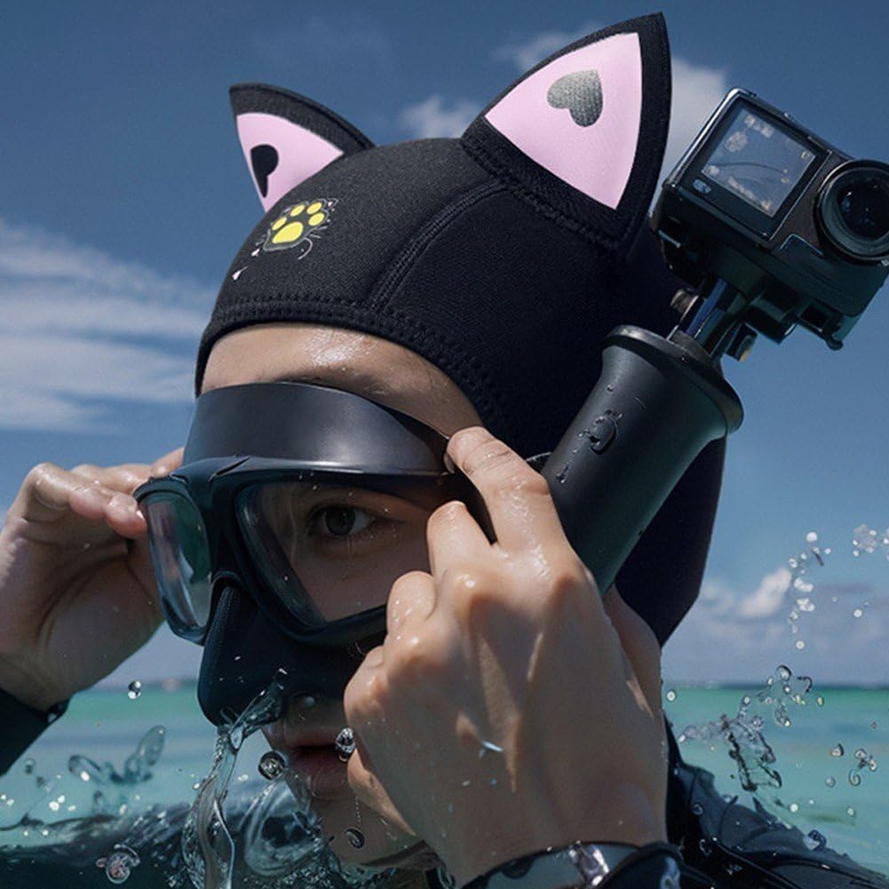 Cappello Snorkeling 3mm Neoprene Subacqueo Ispessito per Immersioni Surf