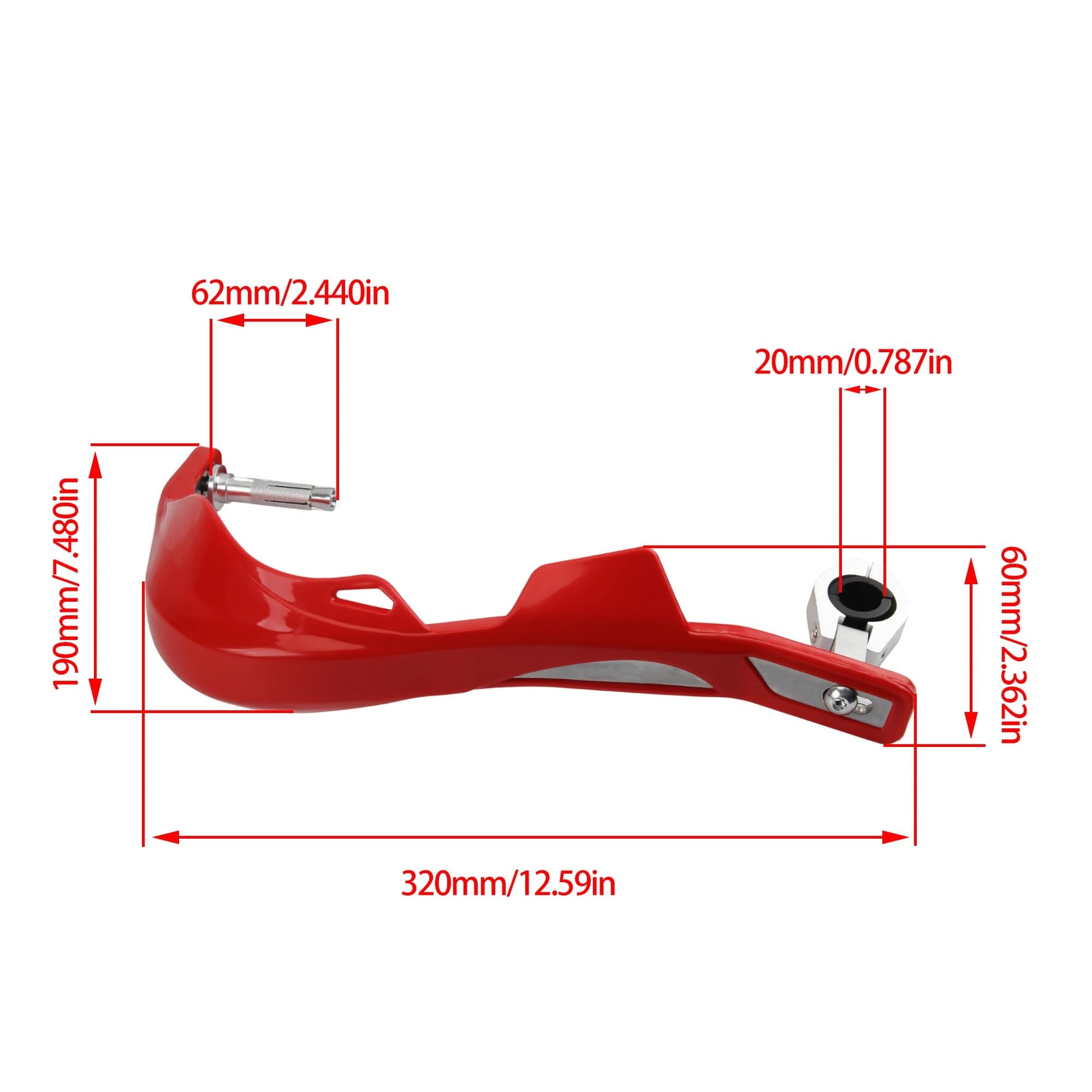 Osłona uchwytu motocykla Motocykl Handguards Do uniwersalnych części DirtBike Beta 28 MM