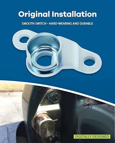 Miniatura 4 de LUJUNTEC Kit de bisagra de puerta trasera del lado del pasajero del conductor de repuesto para Frontier 2005-2016 (2 piezas)