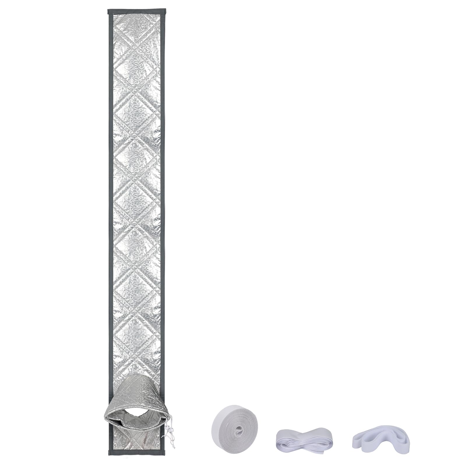 Window Seal for Portable AC Kit, Air Conditioner Window Seal 3-Layer Thickened, Thermal Insulation, Heat Blocking Vent for Sliding Windows & Doors