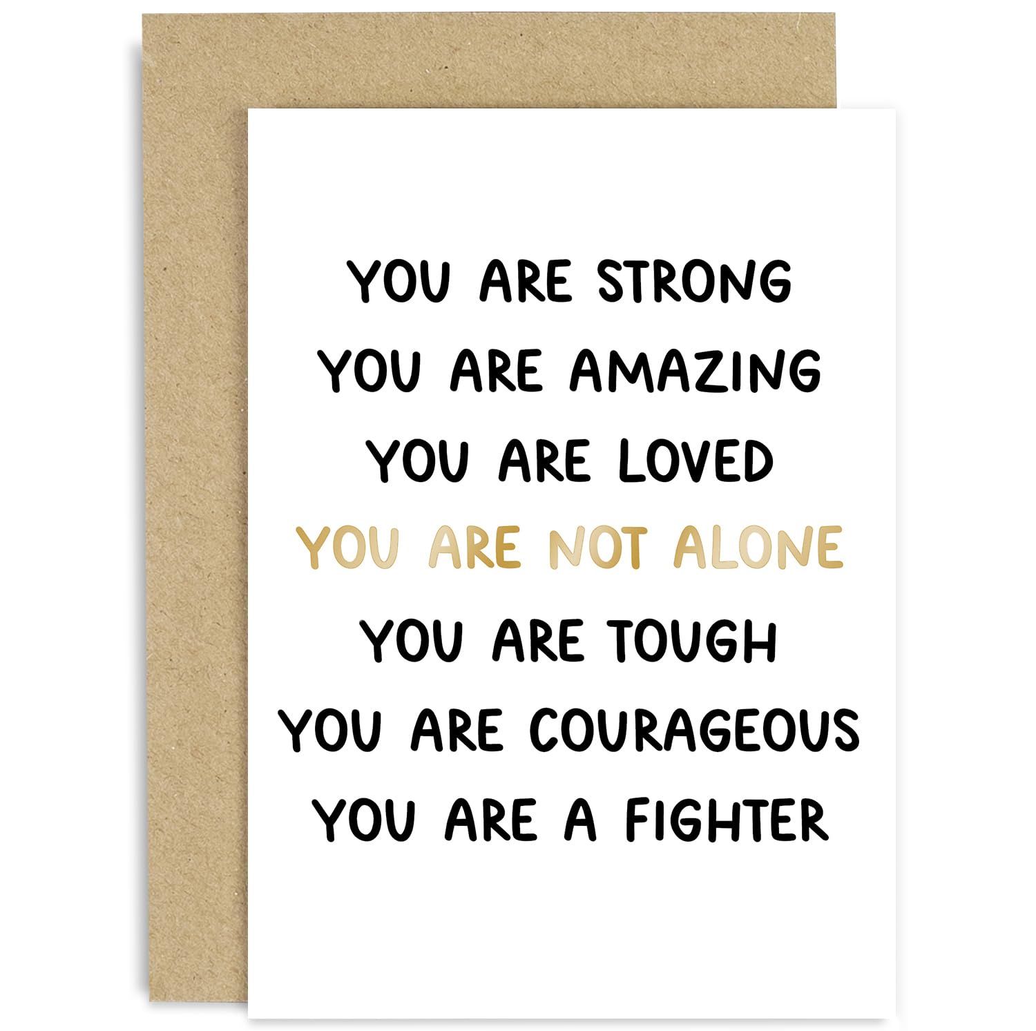 Biglietto Di Auguri 'I Appreciate You' - Per Amici, Divorzio, Militari, Interno Bianco, Formato 120x170 Mm