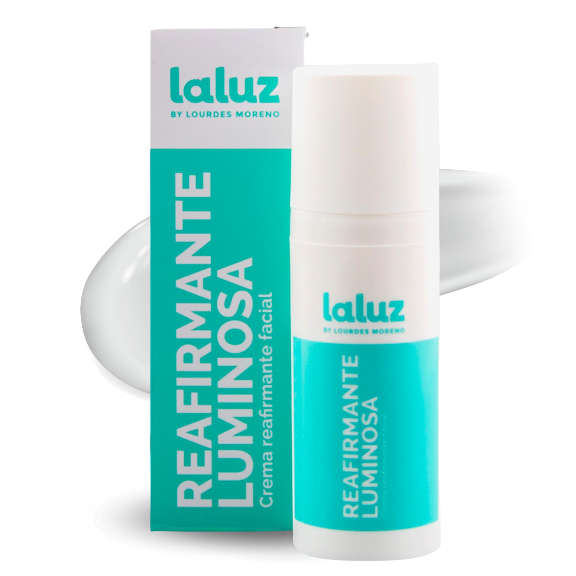 Lourdes Moreno I Crema Reafirmante Facial | Crema Facial Mujer Luminosa Con DMAE I Para Todo Tipo De Piel | Previene y Trata la Flacidez Facial. | Crema Antiarrugas Mujer | Efecto Lifting | 50 ml