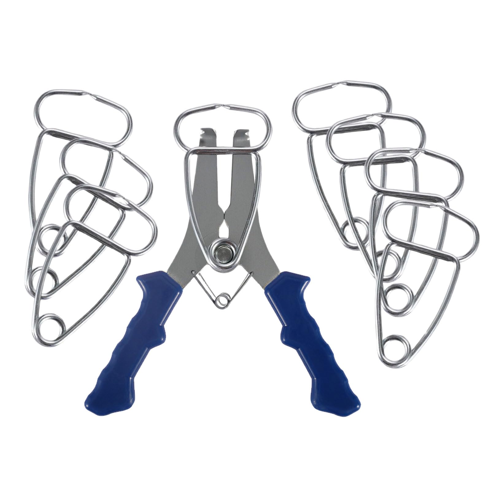 Laikoutd Dark Blue Rust Proof Spring Clamps Spring Plier For Woodworking Ensures Efficient Operate Fast Release Clamp